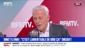 Mise en examen de Sophie Binet: "Ça n'est pas le Medef qui ira hystériser le débat public", déclare Patrick Martin, président du Medef