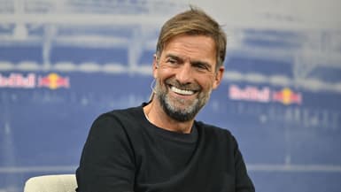 Jürgen Klopp lors d'une conférence Red Bull, à Salzbourg le 14 janvier 2025