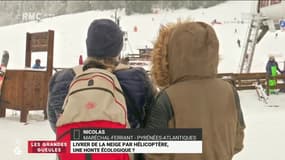 Transport de neige par hélicoptère à Luchon-Superbagnères: "Ils ont juste pris de la neige en haut du domaine"