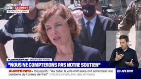 Florence Parly à Beyrouth: L'opération française de soutien à la population libanaise a été nommée "Amitié"