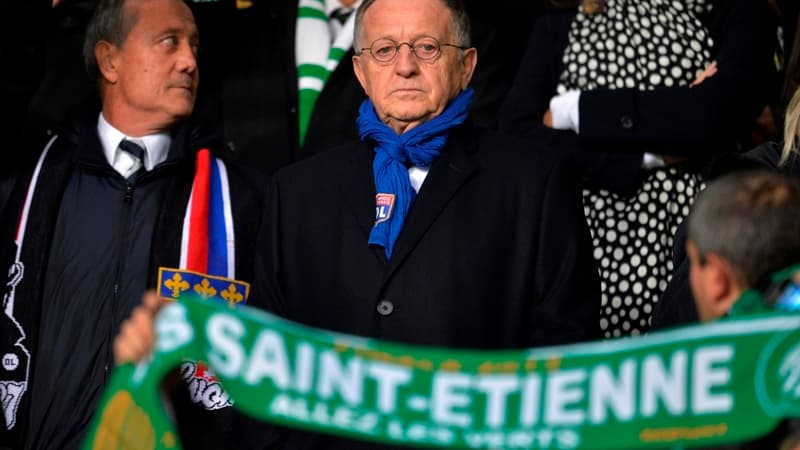 Jean-Michel Aulas affiche fièrement ses couleurs.