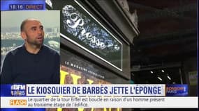  Paris: Samir Lebcher, kiosquier à Barbès, souhaite se reconvertir dans la communication digitale