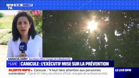 Sarah El Haïry (secrétaire d'État chargée de la biodiversité): "La canicule tue, c'est une évidence"