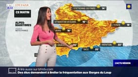 Météo Côte d'Azur: grand soleil et températures agréables ce jeudi, 26°C à Nice