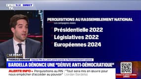 Perquisition au siège du Rassemblement national: Thomas Ménagé dénonce "une volonté de barrer la route" au parti