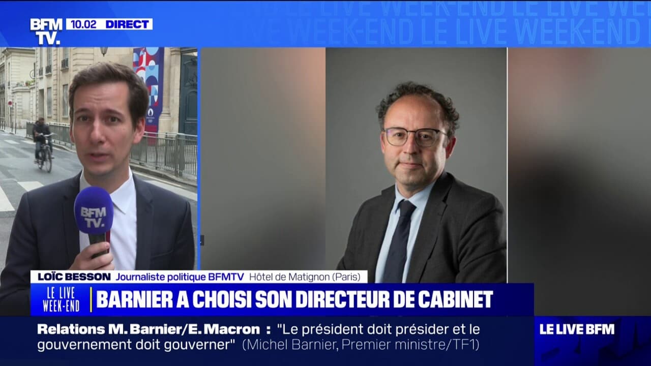 Qui est Jérôme Fournel, le directeur de de Michel Barnier, le