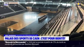 Caen: le palais des sports accueillera bientôt ses premiers visiteurs