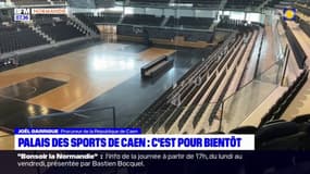 Caen: le palais des sports accueillera bientôt ses premiers visiteurs