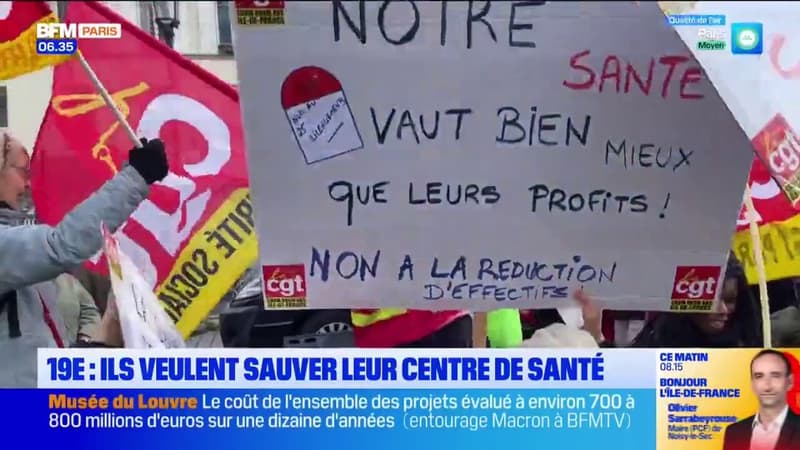 Paris: les habitants du 19e arrondissement veulent sauver leur centre de santé