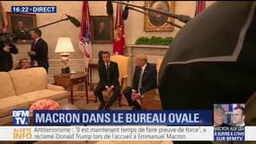 "Cette relation est plus forte que jamais", a déclaré Emmanuel Macron depuis le Bureau ovale