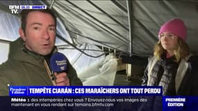 "On a perdu tout notre outil de travail": ces maraîchers ont tout perdu à cause de la tempête Ciarán