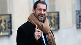 Christophe Castaner à la sortie du Conseil des ministres, le 20 décembre 2017