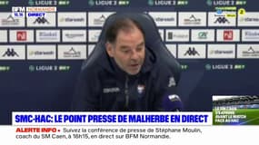Ligue 2/SMC-HAC: "un très gros défi", pour Stéphane Moulin