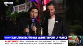 "Une très belle cérémonie de passation": La ministre des Sports, Amélie Oudéa-Castéra, réagit à la remise de la flamme olympique par la Grèce