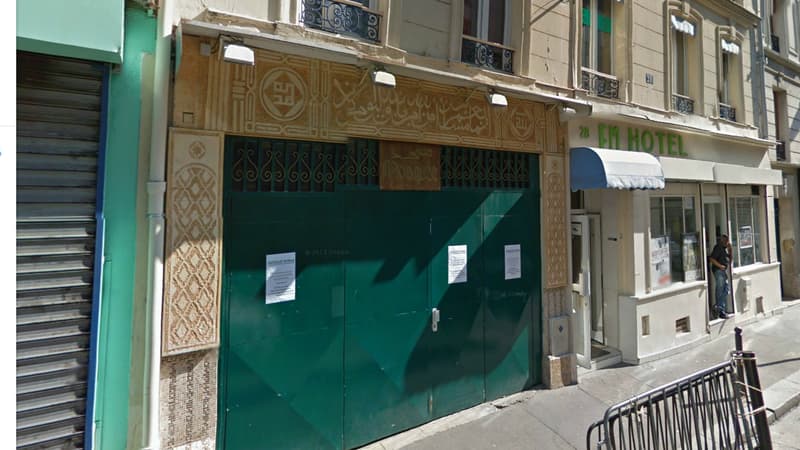 La mosquée de la rue Myrha, dans le 18e arrondissement de Paris, autour de laquelle gravitait le groupe de jihadistes jugés à partir de ce mardi.
