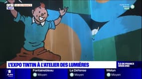 Paris: l'expo Tintin à l'Atelier des Lumières