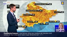 Météo Côte d'Azur: matinée ensoleillée, un risque d'orages dans l'après-midi