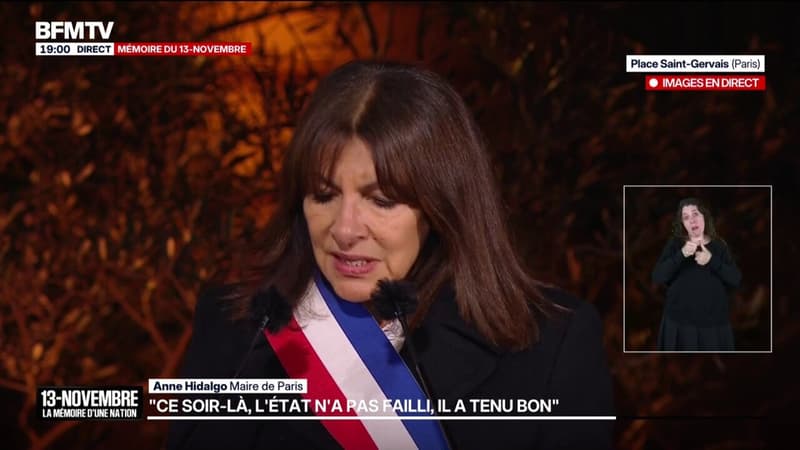 13-Novembre: Rien n'effacera l'horreur cette nuit-là, ni la douleur de celles et ceux qui ont survécu, explique Anne Hidalgo, maire de Paris