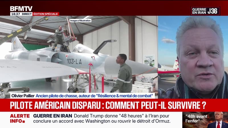 Pilote éjecté: "La sortie de l'appareil est extrêmement violente", raconte Olivier Pallier, ancien pilote de chasse