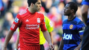 Luis Suarez et Patrice Evra