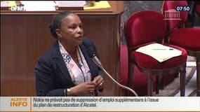 Christiane Taubira est-elle contre la loi sur le Renseignement ? - 15/04  