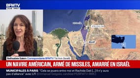 Un destroyer américain, armé de missiles, accoste dans le port israélien d'Eilat