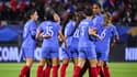 L'équipe de France féminine en mars 2023.