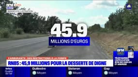RN85: 45,9 millions d'euros débloqués pour la dessert de Digne-les-Bains