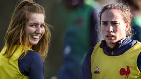Pauline Bourdon et Laure Sansus, en couple et coéquipières au XV de France