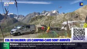 Tour de France: les camping-cars sont arrivés au col du Galibier