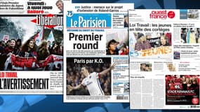 La première journée de mobilisation est jugée en demi-teinte par la presse.