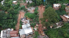 Une violente tempête s'abat depuis jeudi sur l'Etat de Minas Gerais, dans le sud-est du Brésil.