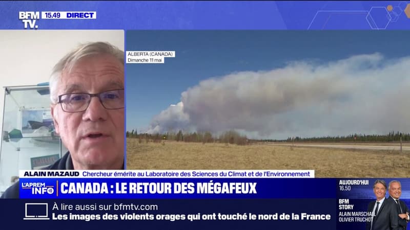 Mégafeux au Canada: "Comme il y avait eu énormément d'incendies l'an dernier, ils n'ont pas pu tous s'éteindre pendant l'hiver"