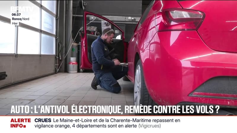Face à l'augmentation des vols de voitures, de plus en plus de conducteurs s'équipent d'antivols