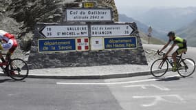 Le Tour de France au col du Galibier ce mercredi