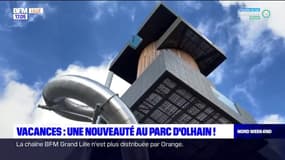 Pas-de-Calais: une tour belvédère installée au parc d'Olhain
