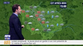 Météo Paris-Ile-de-France du mardi 31 janvier 2017: Douce température mais averses à prévoir