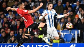 Arsen Zakharyan lors de Real Sociedad-Majorque, le 27/02/2024