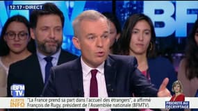 Si la France accueillait "tout le monde", "elle ne pourrait pas en assumer les conséquences", estime De Rugy