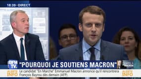 Présidentielle 2017: François Bayrou et François de Rugy rallient Emmanuel Macron