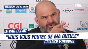 Clermont 38-10 Brive : "Vous vous foutez de ma gueule", Collazo courroucé par une question sur la défaite 