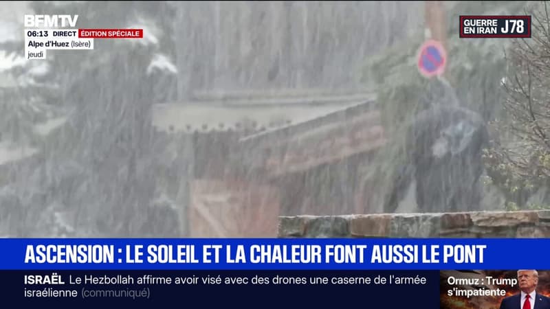 Pluie, neige... Une météo hivernale pour ce week-end de l'Ascension