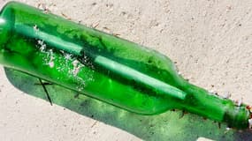 La bouteille trouvée par le Landais avait été jetée trois ans plus tôt (photo d'illustration)