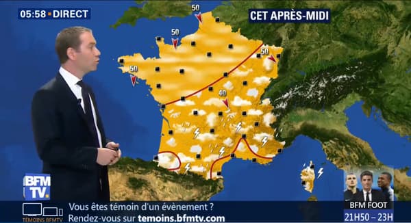 Météo du jeudi 21 juin 2018 l'après-midi 