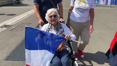 Paulette Saint-Pol a assisté au match de handball féminin entre la France et l'Allemagne ce mardi 6 août au stade Pierre Mauroy de Villeneuve-d'Ascq.
