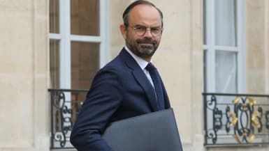 Edouard Philippe à l'Elysée, le 12 juin 2018