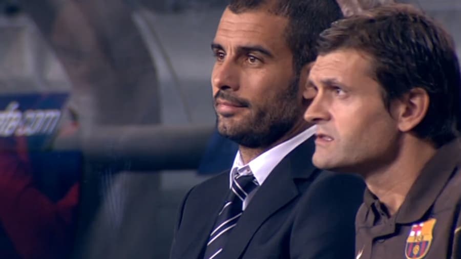 Pep Guardiola en 2008