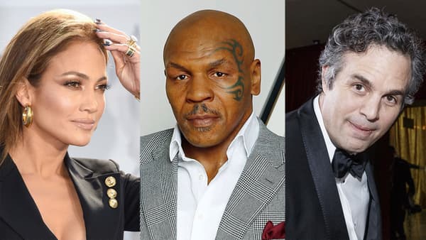 Jennifer Lopez, Mike Tyson, Mark Ruffalo 