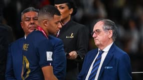 Kylian Mbappé et Noël Le Graët