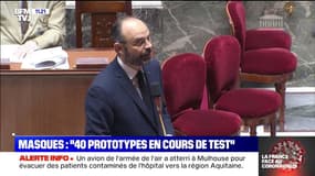 Coronavirus:  Édouard Philippe annonce que 40 prototypes de masques sont actuellement testés